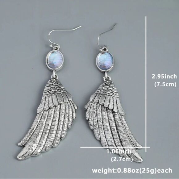 Free People Angel Wings Earrings - Picture 4 of 8